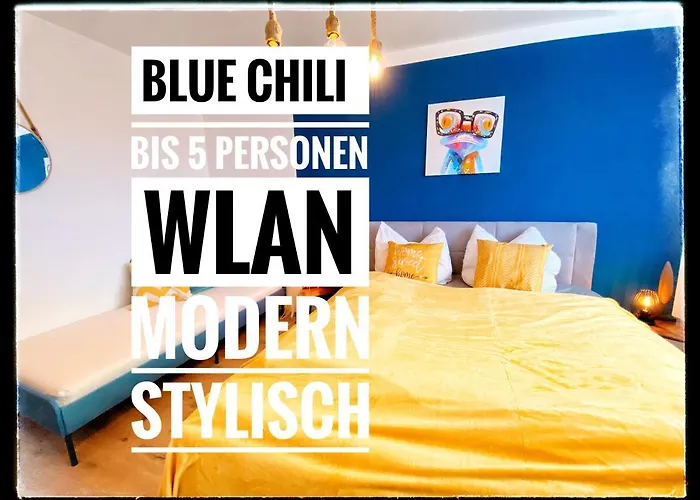 Blue Chili 16 Familienwohnung Nahe Uniklinik - Boxspringbett Balkon Wlan